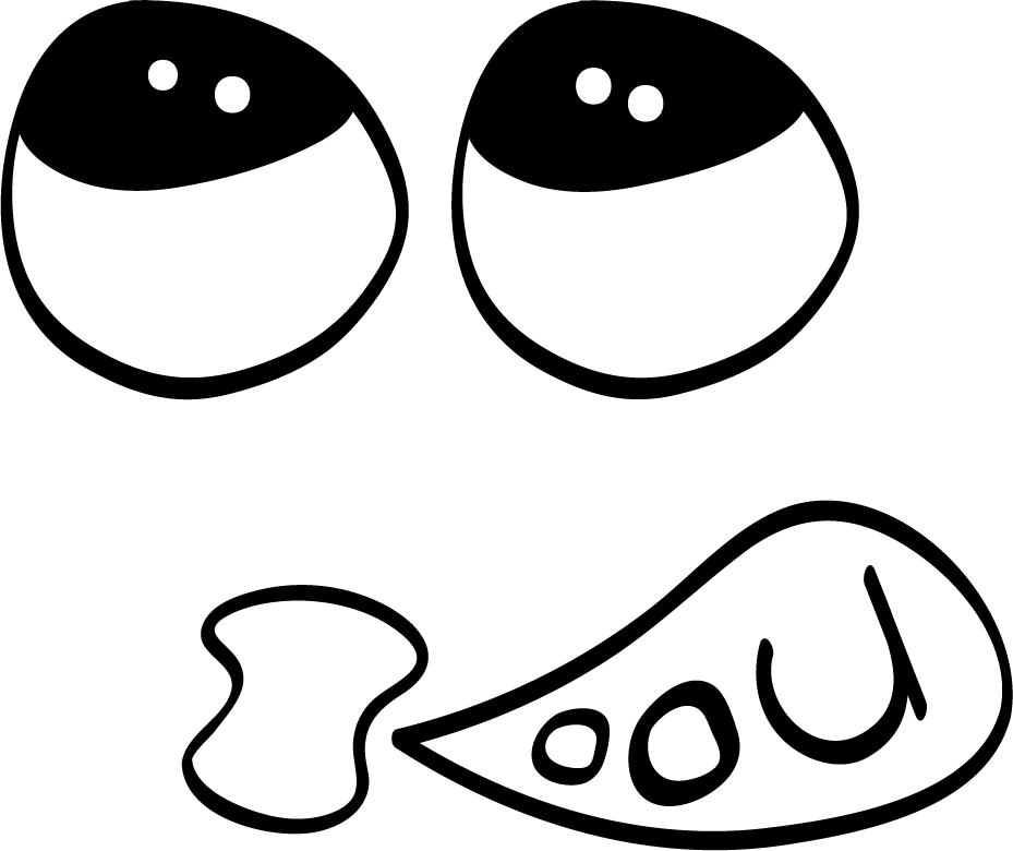 Doodle with eyes